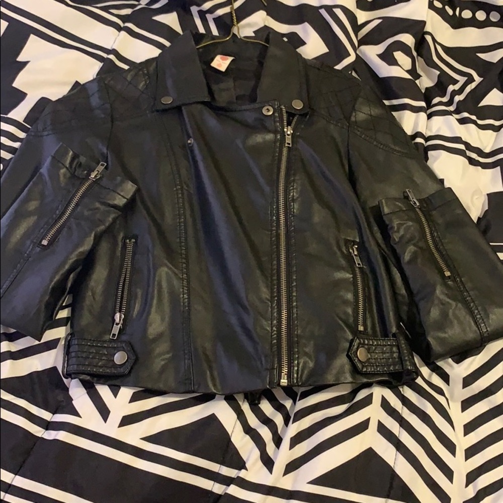 Leather jacket